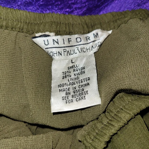 '90s Vintage Crushed Velvet Skirt & Blazer Set - Picture 10 of 11